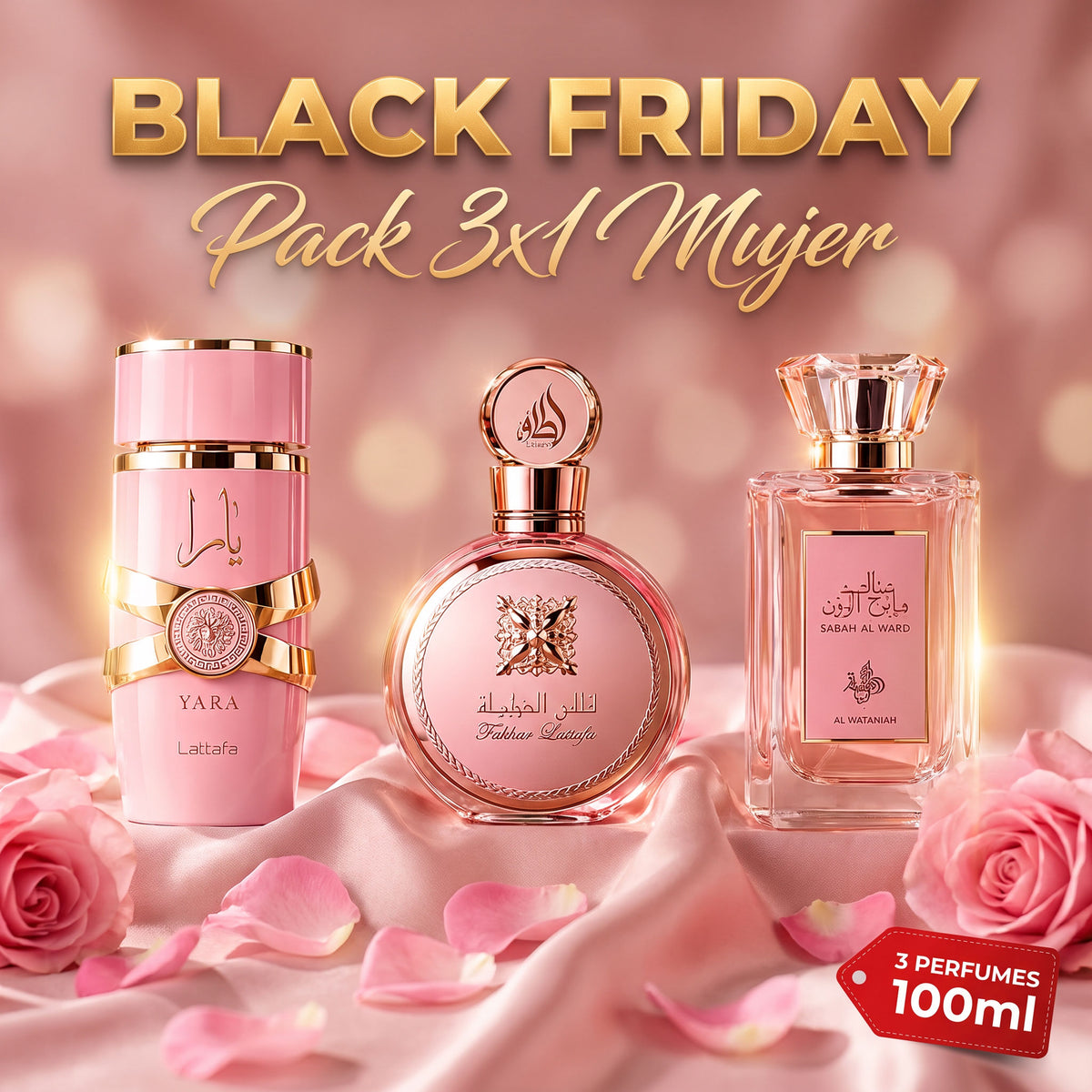 Black Friday kit perfumes árabes