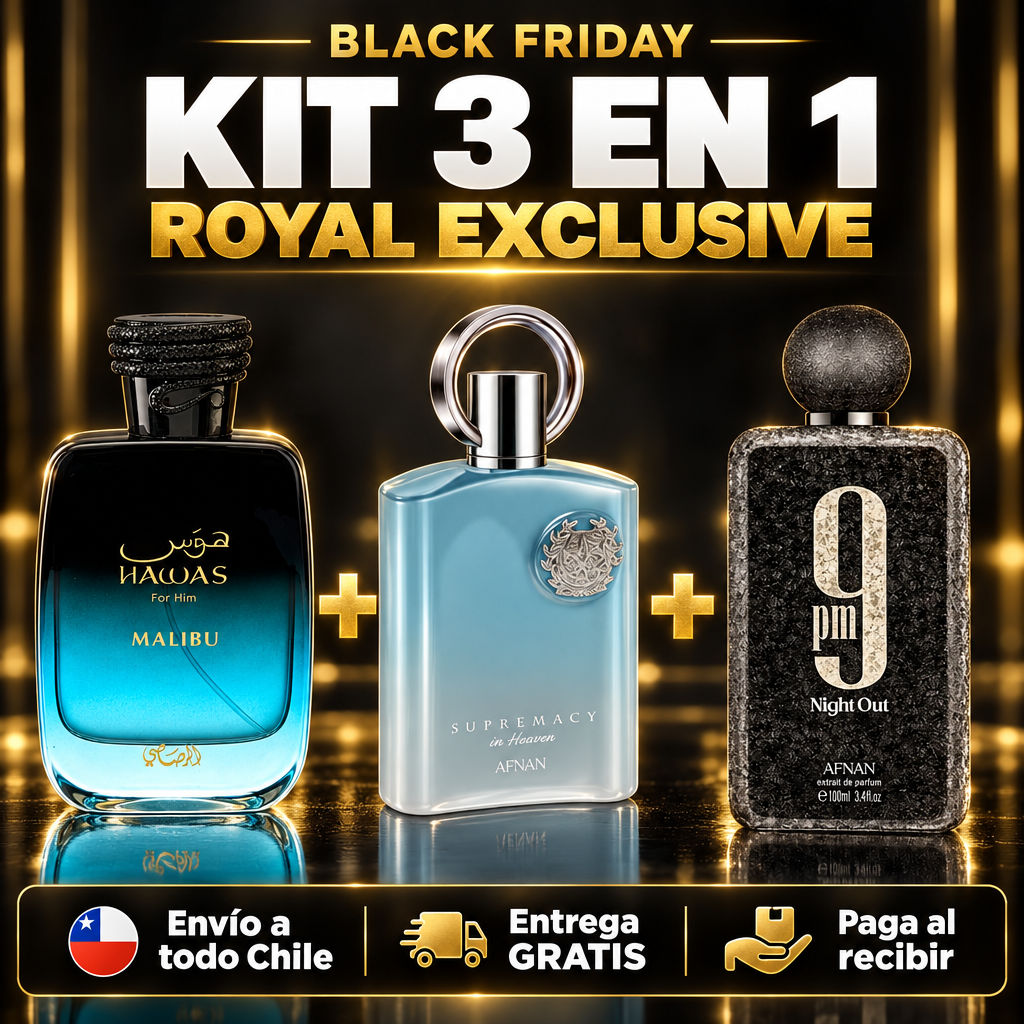 Kit 3 en 1 Royal Exclusive