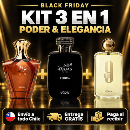 Kit 3 en 1 Poder & Elegancia