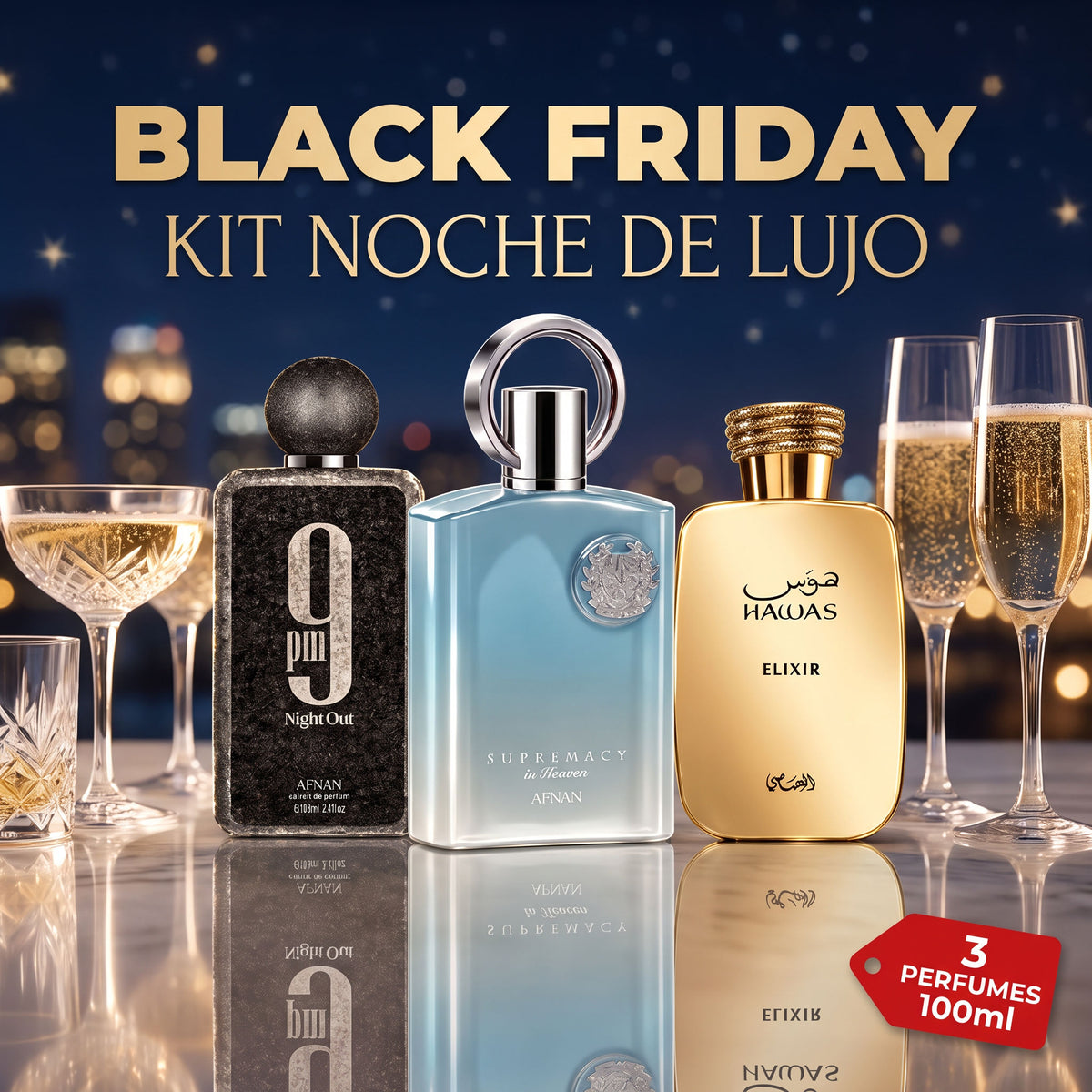 Black Friday kit perfumes árabes