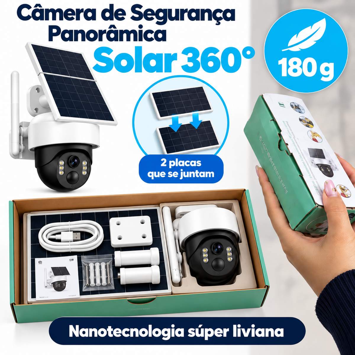 Cámara de Seguridad Panorámica 4G