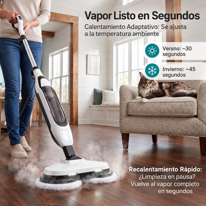 Limpiador a vapor Sweetcrispy de doble cabezal