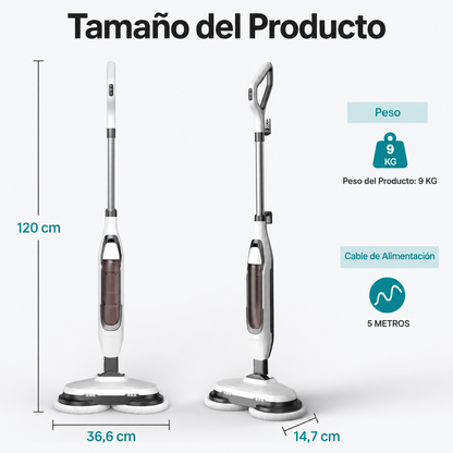 Limpiador a vapor Sweetcrispy de doble cabezal