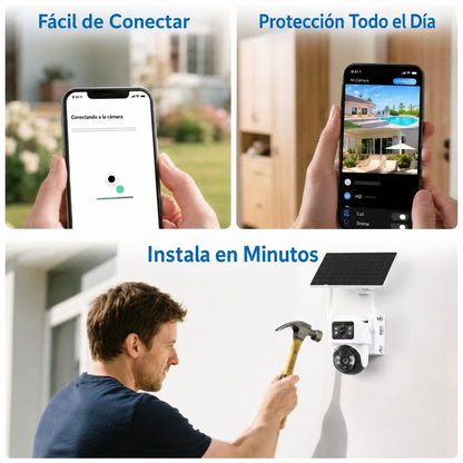 Cámara de Seguridad Panorámica | AOC Vigilancia sin WiFi