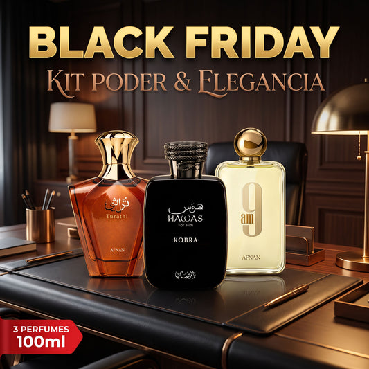 Black Friday kit perfumes árabes