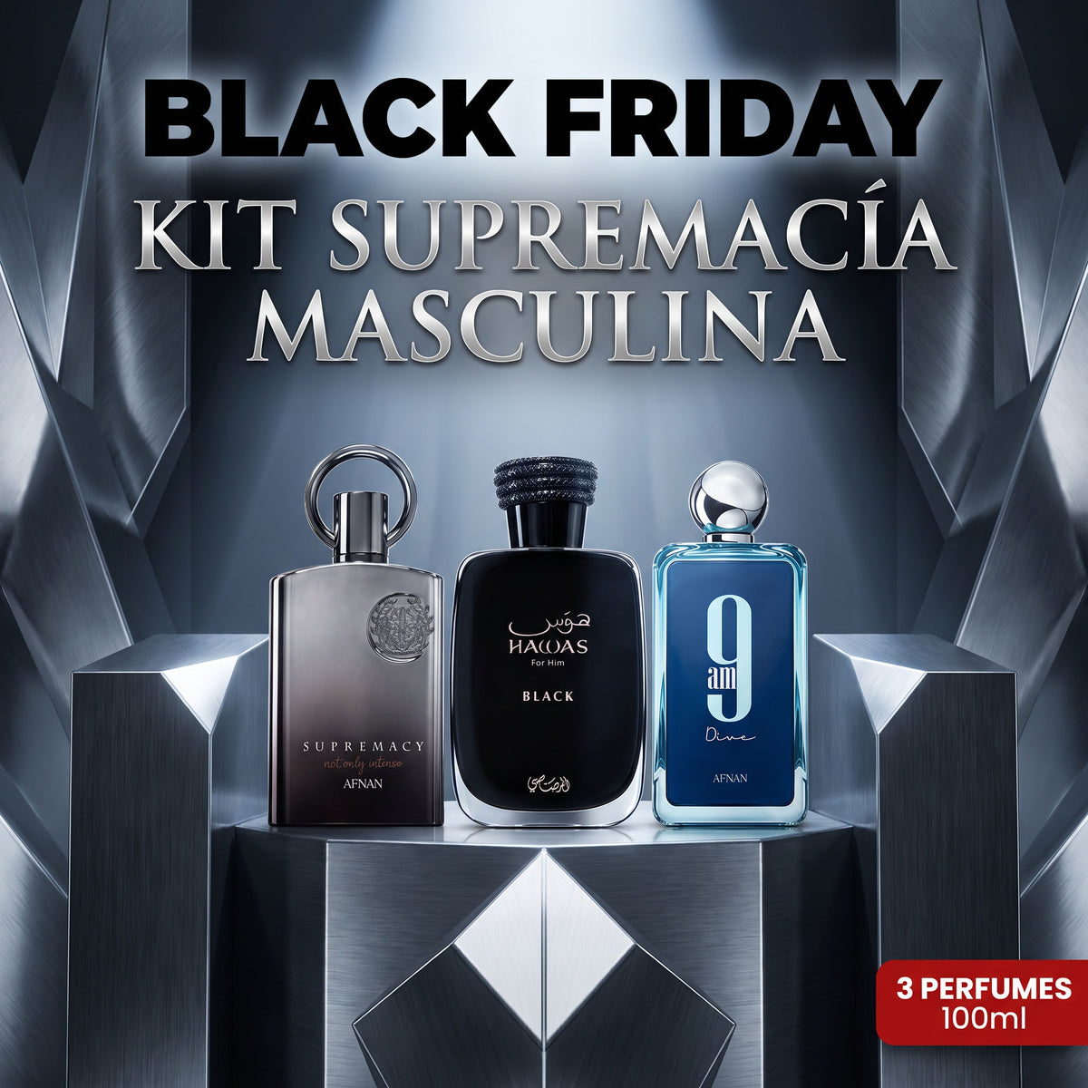 Black Friday kit perfumes árabes