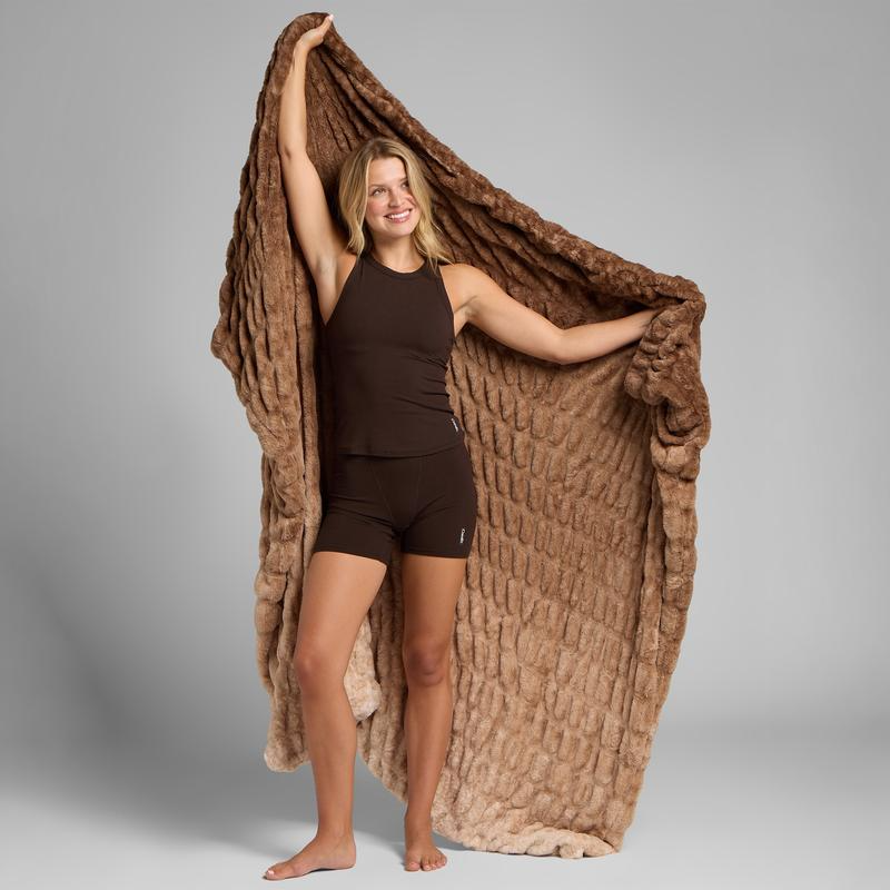 Manta Sherpa Ultrasuave y Esponjosa para Sofá o Cama | Máximo Confort